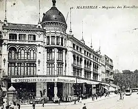 Ancien bâtiment des Nouvelles Galeries à Marseille.