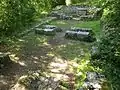 Les ruines de l’ancienne chapelle en août 2016.