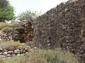 Vestiges d'un ancien mur.