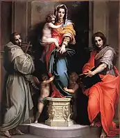 La Madone des Harpies (1517). 208&nbsp;×&nbsp;178&nbsp;cm.
