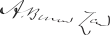 Signature de Andrew Bonar Law