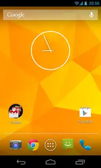 Capture d'écran d’Nexus 4 avec Android 4.2