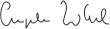 Signature de Angela Merkel
