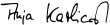 Signature de Anja Karliczek