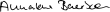 Signature de Annalena Baerbock