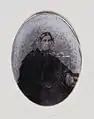Ambrotype de la Servannaise Anne-Marie Duchesne.