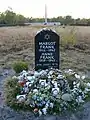 Mémorial Anne Frank à Bergen-Belsen, Allemagne.