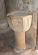 Le bénitier.