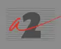 Logo d'Antenne 2 du 7 septembre au 23 décembre 1987.