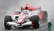  Photo d'Anthony Davidson sur SA07 en test à Spa en 2007