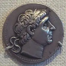 Pièce représentant Antiochos Ier, Metropolitan Museum of Art.
