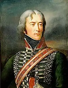Antoine Richepance (1770-1802) en uniforme de lieutenant au 1er&nbsp;régiment de chasseurs à cheval en 1792, Charles Durupt (1804-1838), 1834, Musée de l'Histoire de France (Versailles).