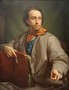Portrait de Raphaël Mengs par Friedrich Gotthard Naumann (de).