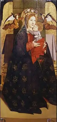 Vierge trônant