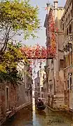 Palazzo Albrizzo, huile sur panneau de bois, avant 1926.