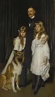 Portrait de l'ambassadeur del Solar et ses enfants (1904), localisation inconnue.