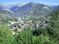 Vue du village d'Anyós.