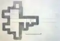 Plan des appartements funéraires.