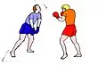 Appât à la face en Boxe birmane