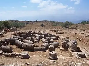 ruines de colonnes