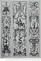 Arabesque de Jean Bérain père (seconde moitié du XVIIe siècle), œuvre dérivée de l'art grotesque.