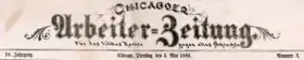 Image illustrative de l’article Arbeiter-Zeitung (Chicago)