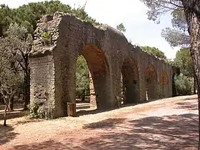 Fraction du site de la villa aurélienne.