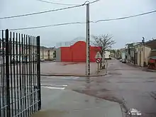 Fronton de pelote basque Zazpiak Bat à Saint-Pierre