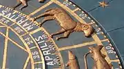 Détail du cadran de l'Horloge de Padoue.