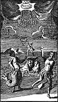 Harlequin Protée, gravure du XVIIe&nbsp;siècle