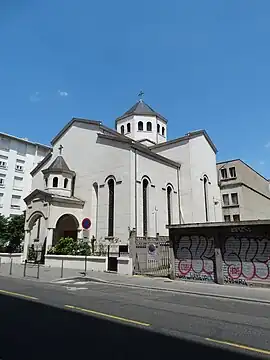 L'église arménienne Saint-Jacques de Lyon.
