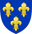 Armoiries comme roi de France (1574-1589).