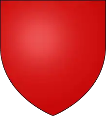 Albret : de gueules plain
