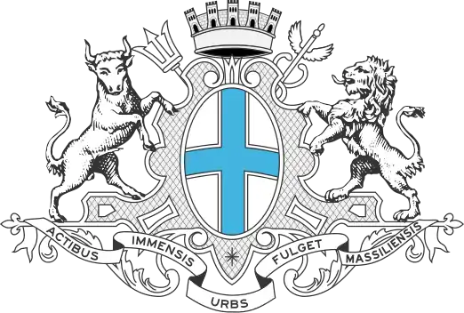 Blason de Marseille.