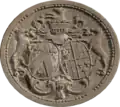 Armoiries des époux Biseau-Tacquenier.