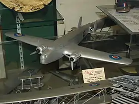 Vue de l'avion.