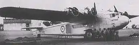 Vue de l'avion.