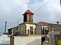 Arrière de l'église et du clocher.