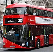 Nouvel autobus hybride de la compagnie Arriva.