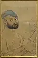 Un peintre de Kota. Vers 1780. Miniature, 26,7 x 13,6 cm. National Museum, New Delhi.