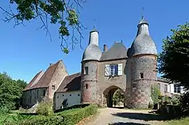 Entrée de la Commanderie d'Arville - Loir-et-Cher.