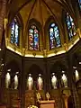 Le chœur de la chapelle du Carmel de Marienthal peint parJ. Asal.