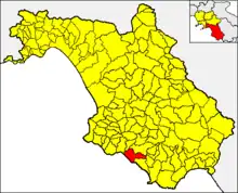 Localisation de Ascea