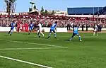 Match entre ASO Chlef et WA Tlemcen en 2019 au Stade Boumezrag