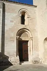 Entrée de l'église.