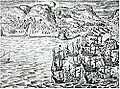 Attaque de Las Palmas par Pieter van der Does (1599)