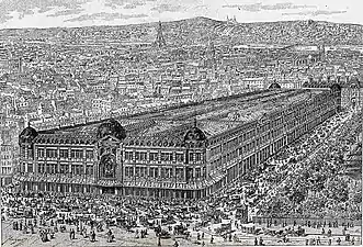 Le grand magasin Au Bon Marché en 1887.