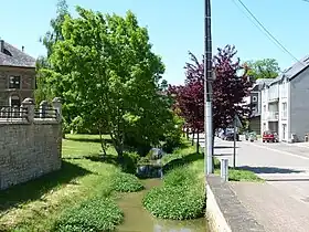 Le Brüll, derrière l'ancienne Maison communale d'Aubange