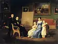 La famille de l'artiste