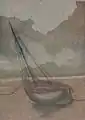 Marée basse à La Panne (150x210)